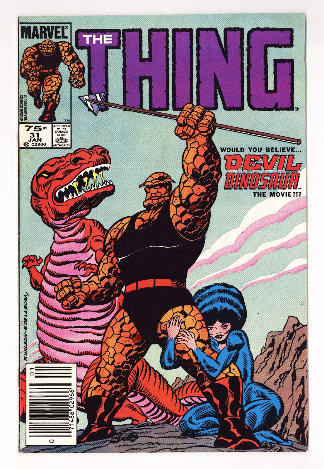 The Thing Vol 1 31  Low Grade   (1986)   Canadian Price Variant