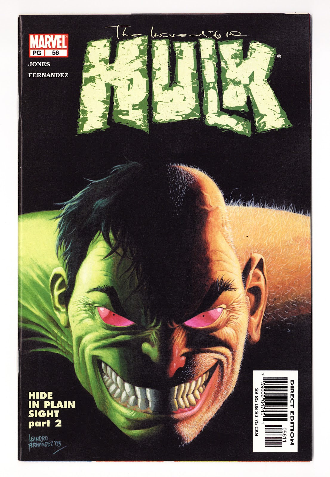 Incredible Hulk Vol 2 56  Mid Grade   (2003)