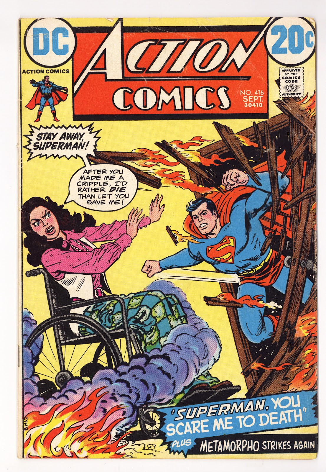Action Comics Vol 1 416  Low Grade   (1972)     