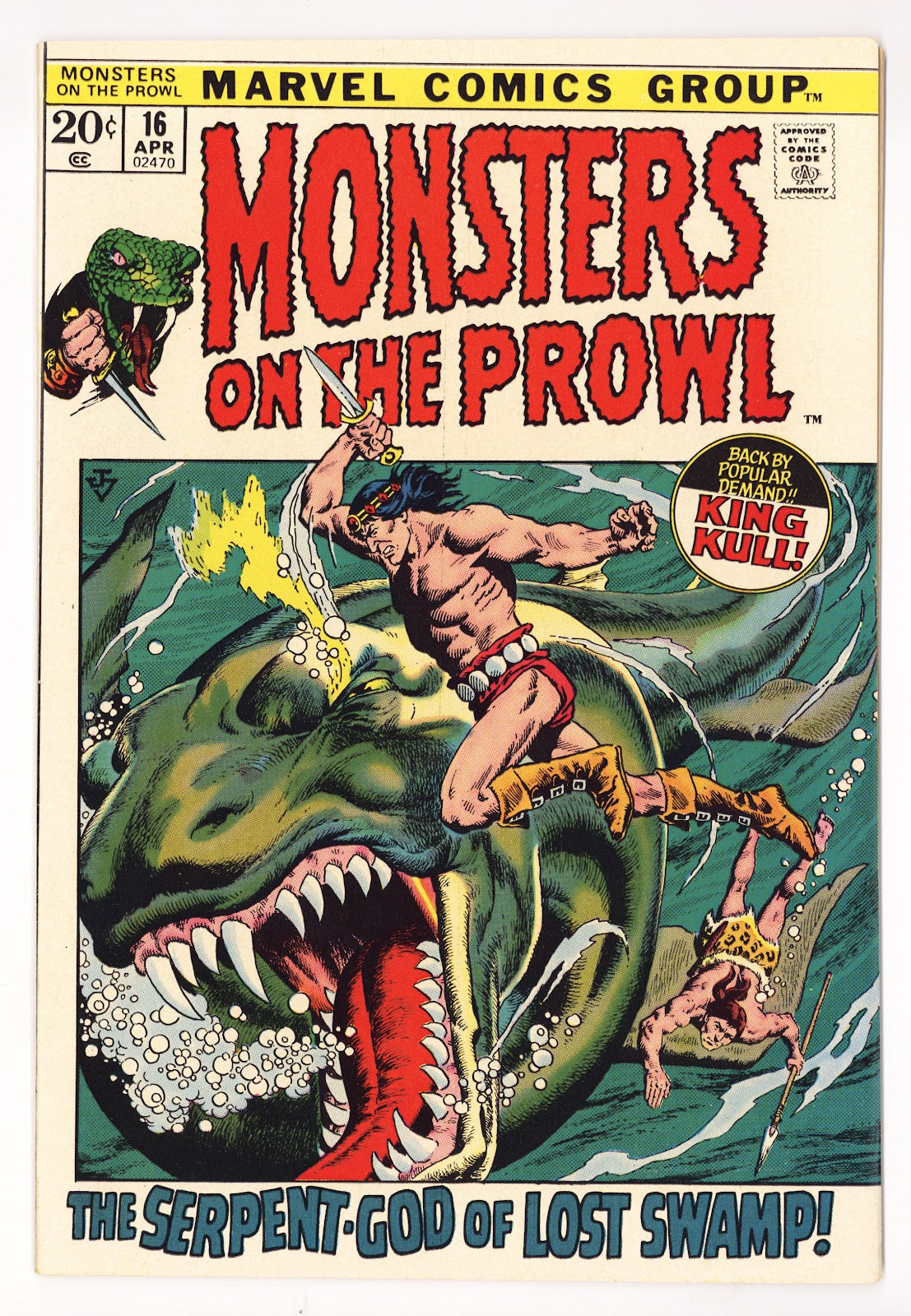 Monsters on the Prowl 16 VF+ (8.5) (1972) 