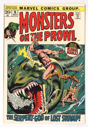 Monsters on the Prowl 16 VF+ (8.5) (1972)