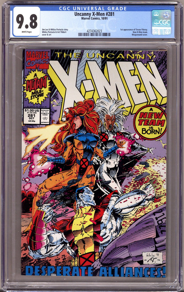 The Uncanny X-Men Vol 1 281 CGC 9.8 (NM/M)   (1991)