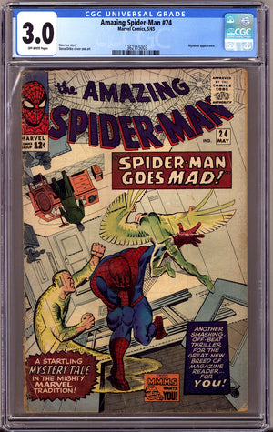 The Amazing Spider-Man Vol 1 24 CGC 3.0 (GD/VG)   (1965)