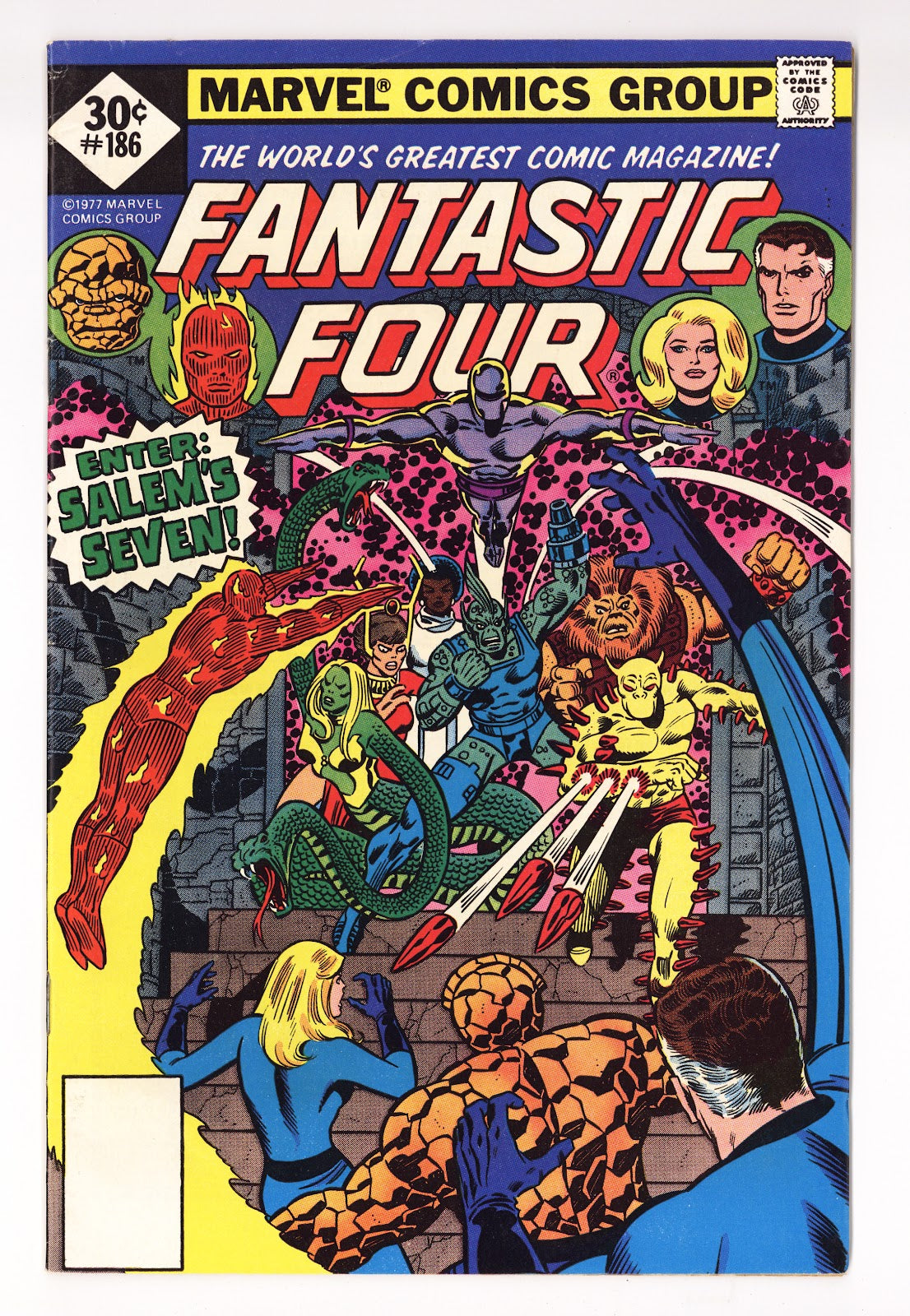 Fantastic Four Vol 1 186 Low Grade (1977) Whitman 