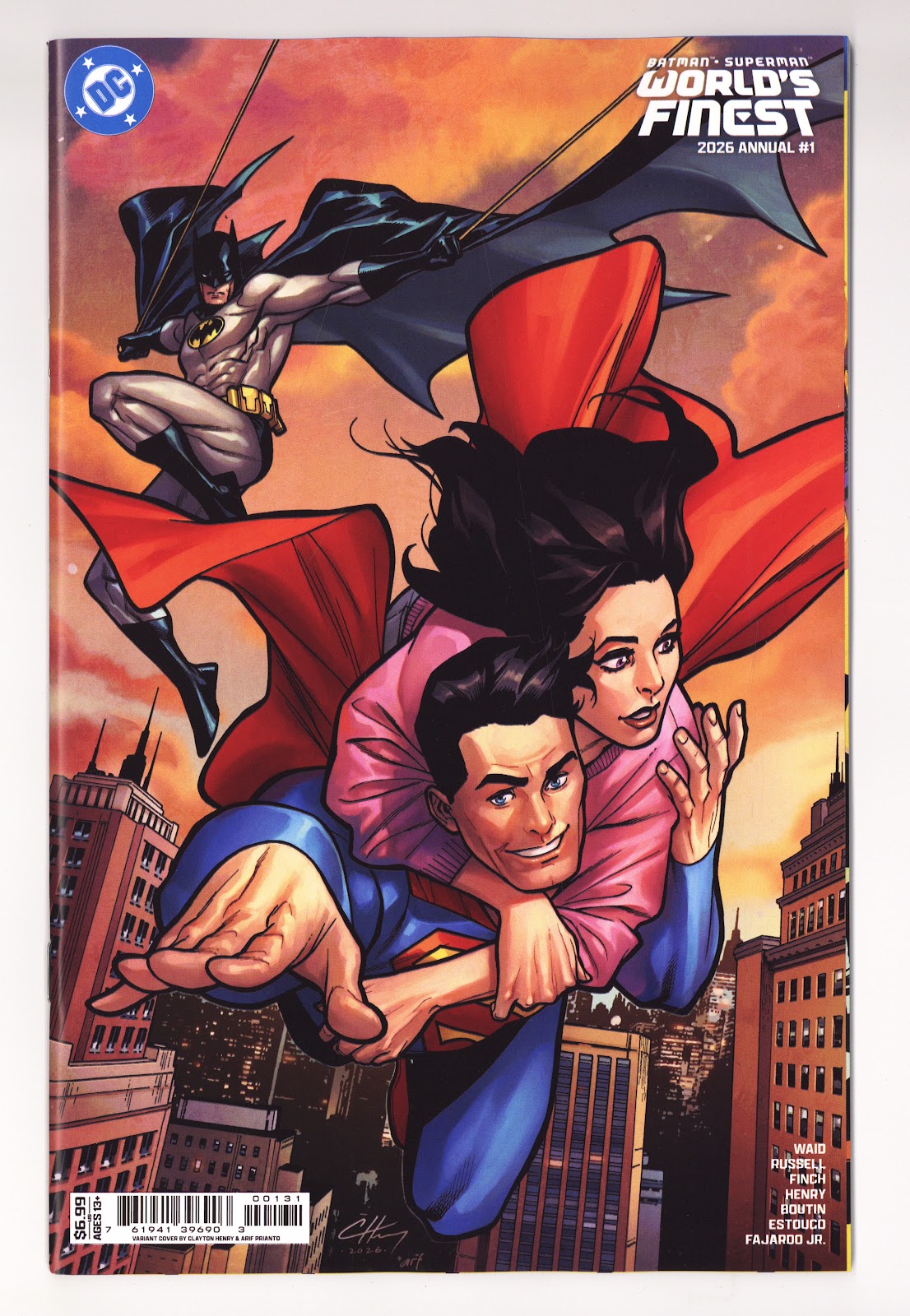 Batman Superman Worlds Finest Annual  1 Henry  Variant   (2026)