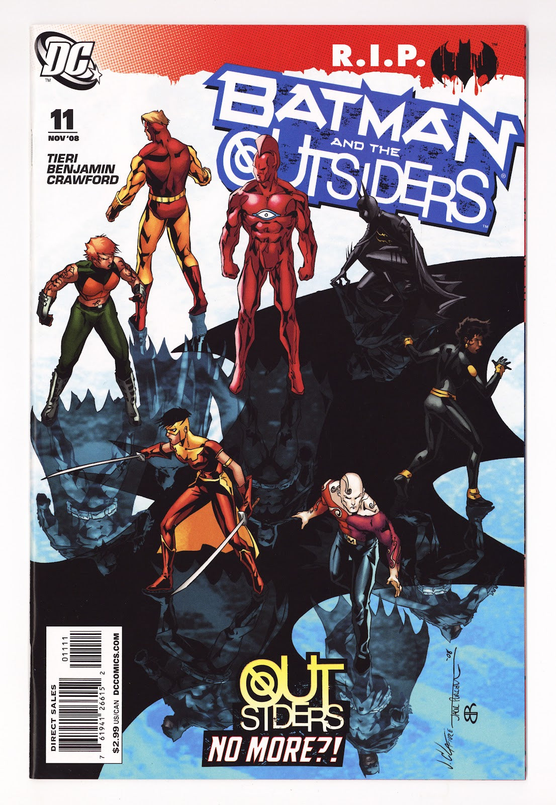 Batman and the Outsiders Vol 1 11  High Grade   (2008)     