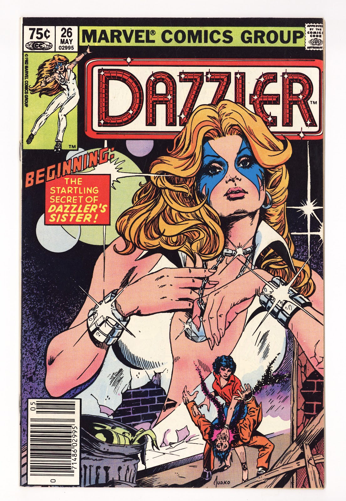 Dazzler Vol 1 26  Mid Grade   (1983)   Canadian Price Variant  
