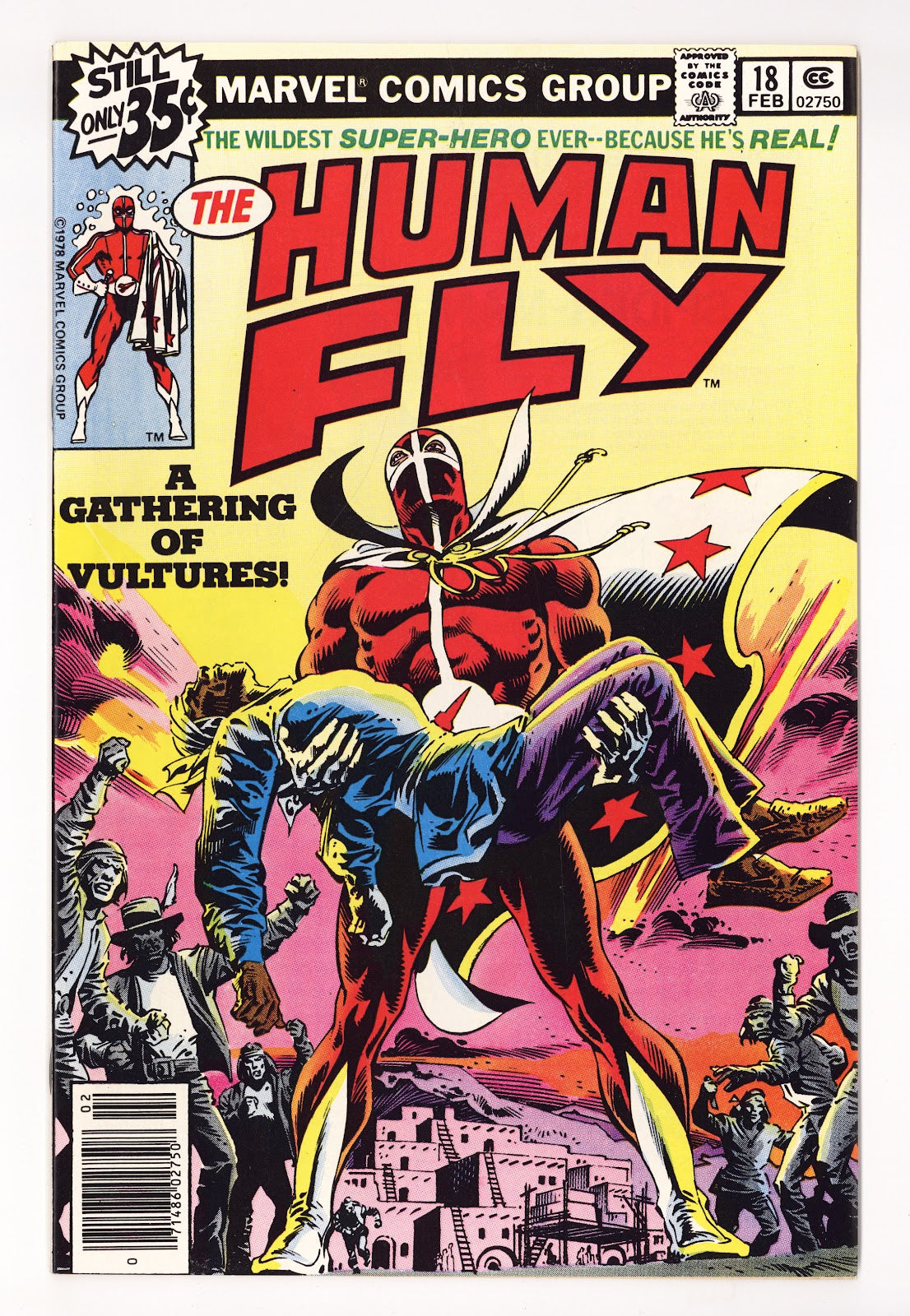 The Human Fly Vol 1 18  Mid Grade   (1979)     