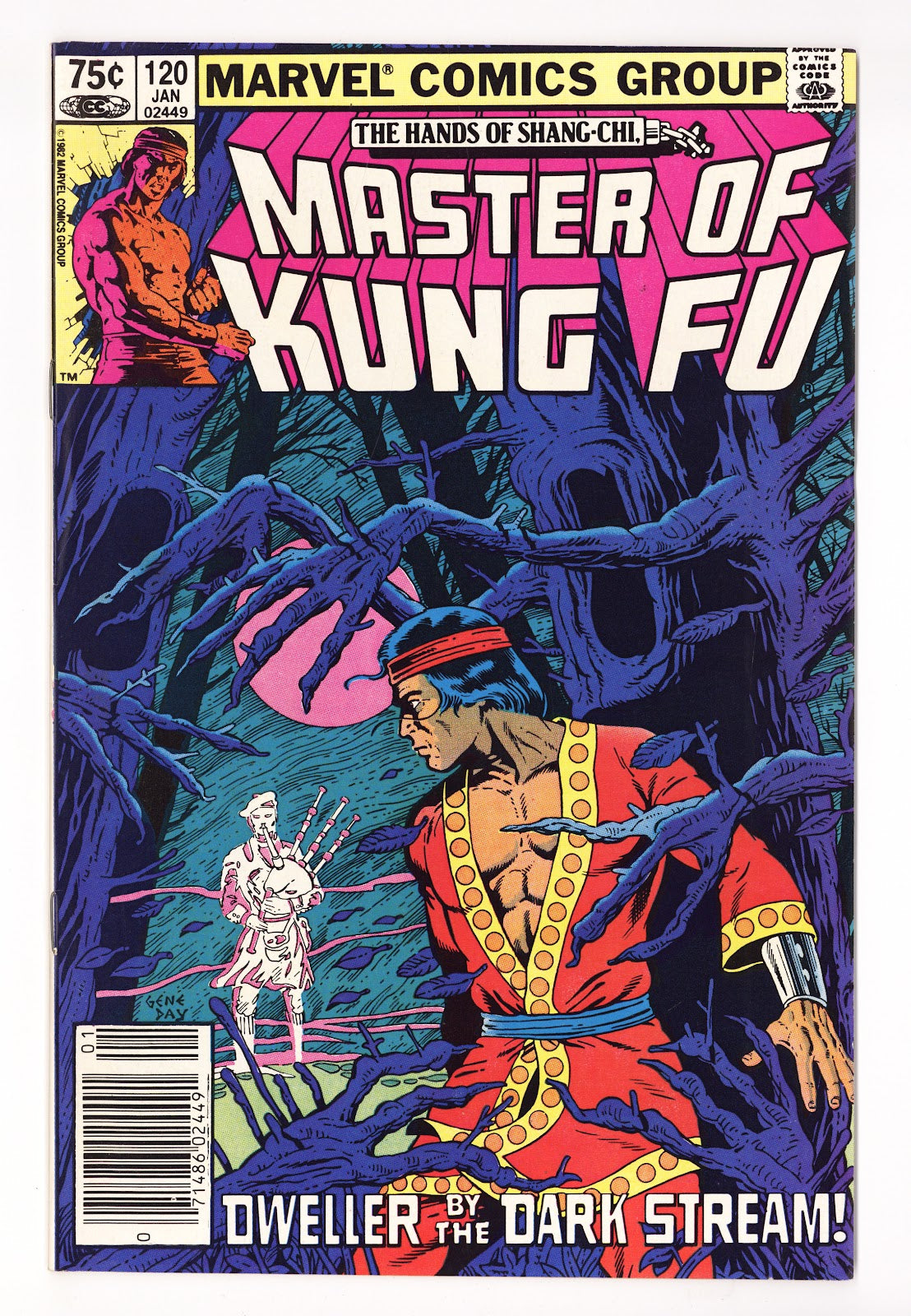 Master of Kung Fu Vol 1 120  Mid Grade   (1983)   Canadian Price Variant  