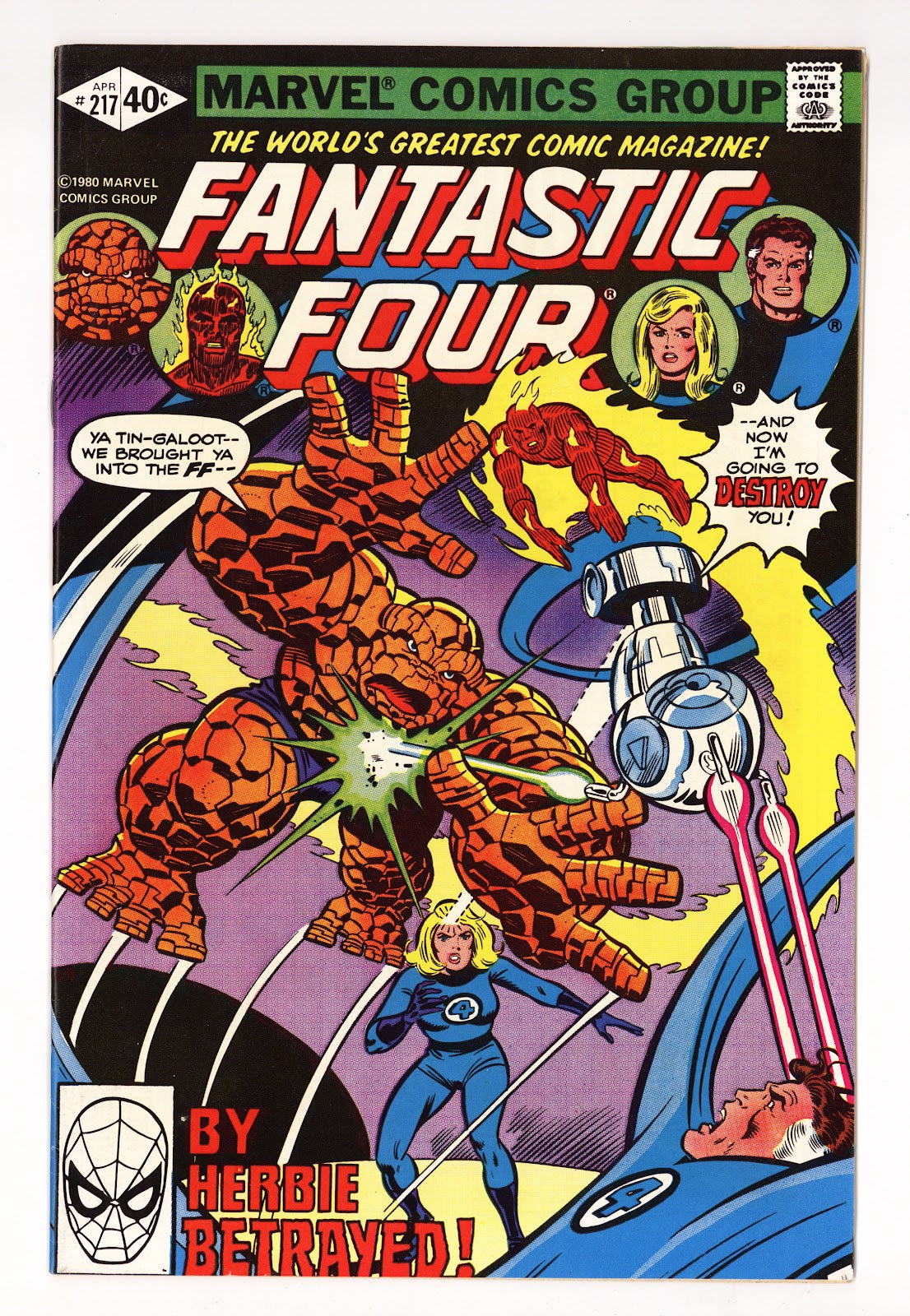 Fantastic Four Vol 1 217 Mid Grade (1980) 