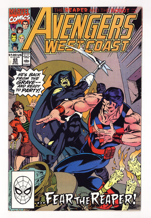 Avengers West Coast Vol 2 65  High Grade   (1990)   Direct