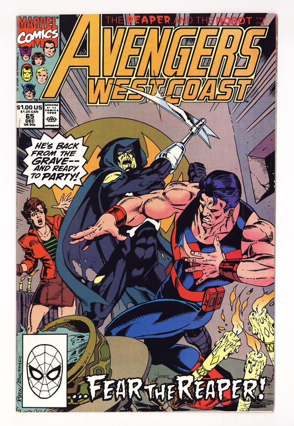Avengers West Coast Vol 2 65 High Grade (1990) Direct