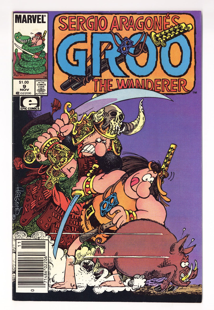 Sergio Aragones Groo the Wanderer Vol 2 9  Mid Grade   (1985) Canadian   Variant