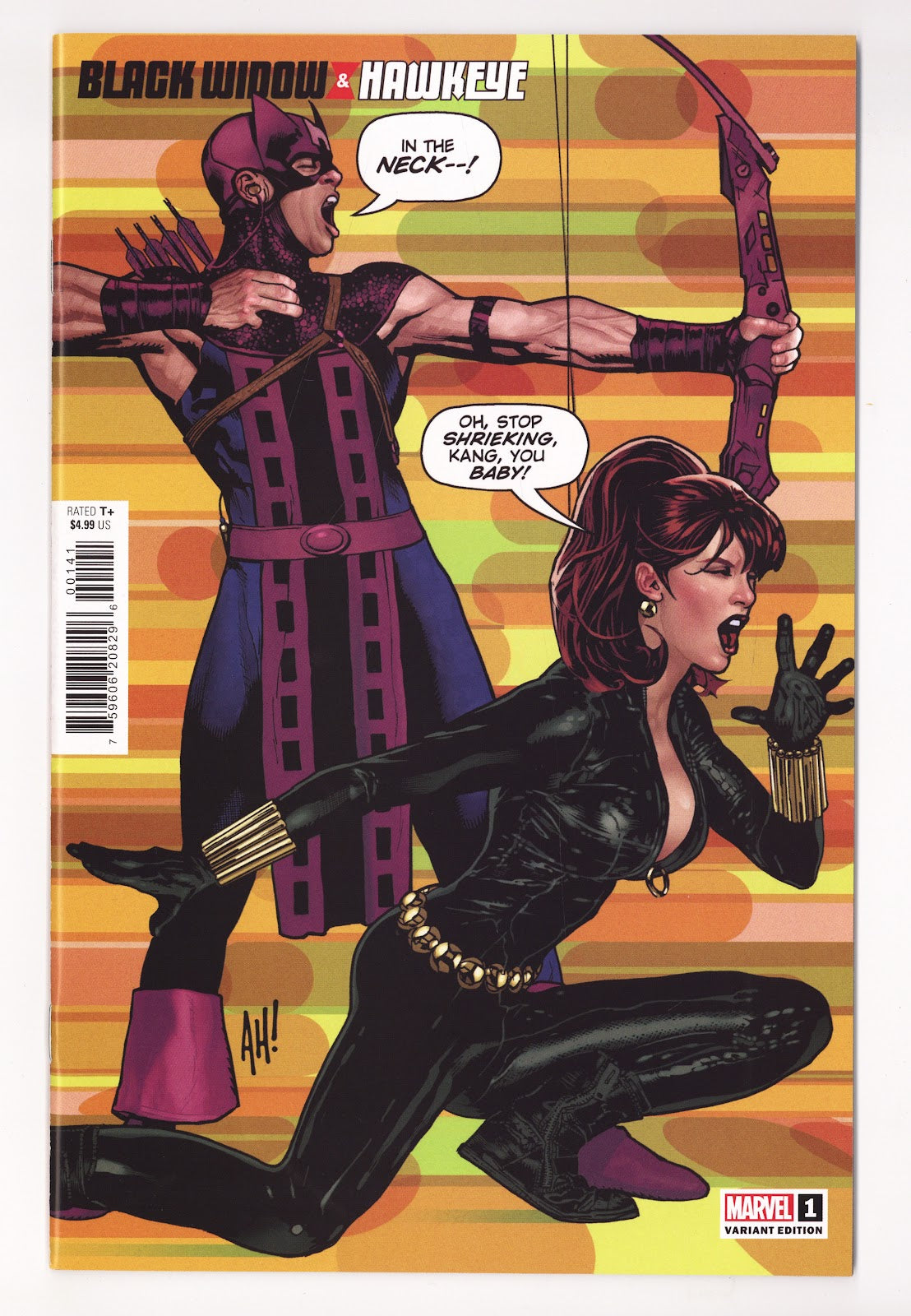 Black Widow & Hawkeye   1  High Grade   (2024) Hughes   Variant  