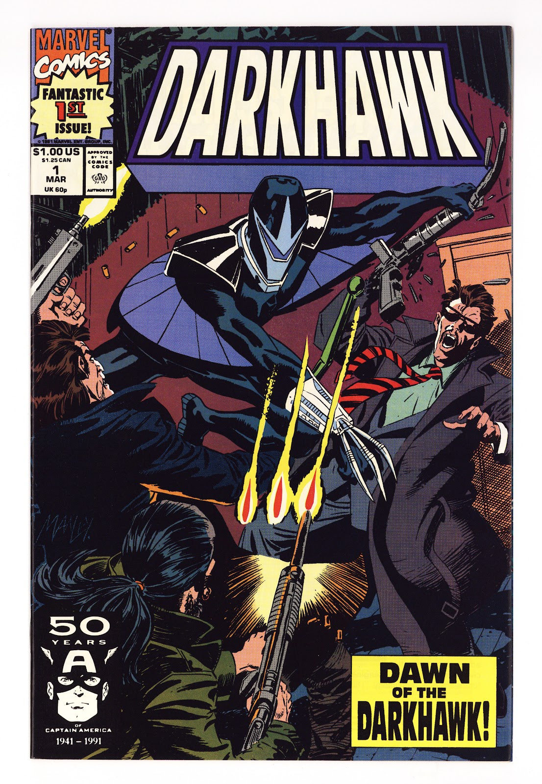 Darkhawk Vol 1 1  NM- (9.2)   (1991)     
