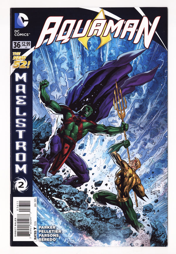 Aquaman Vol 7 36 High Grade (2015) Direct Sales