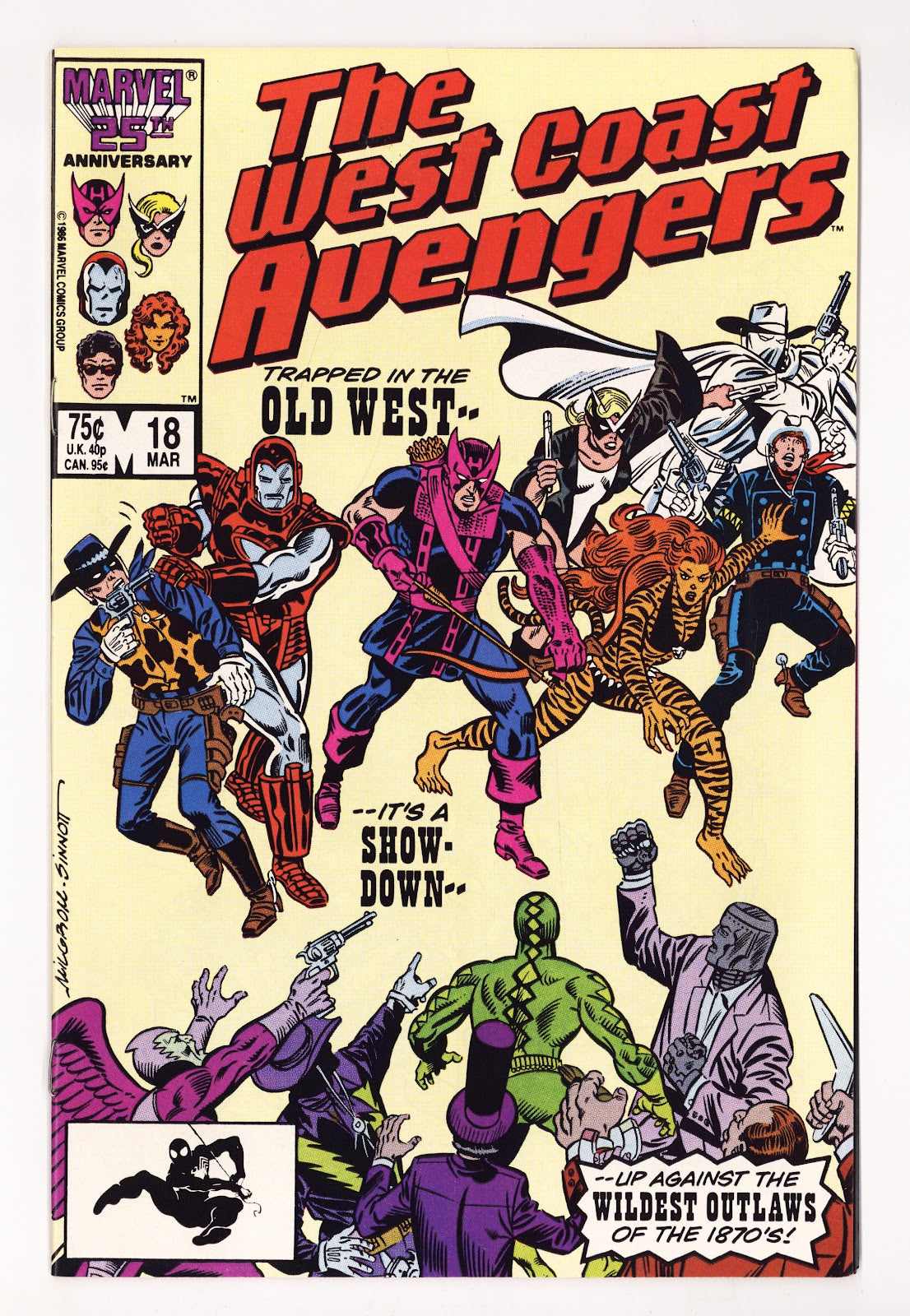 West Coast Avengers Vol 2 18  High Grade   (1987)   Direct  