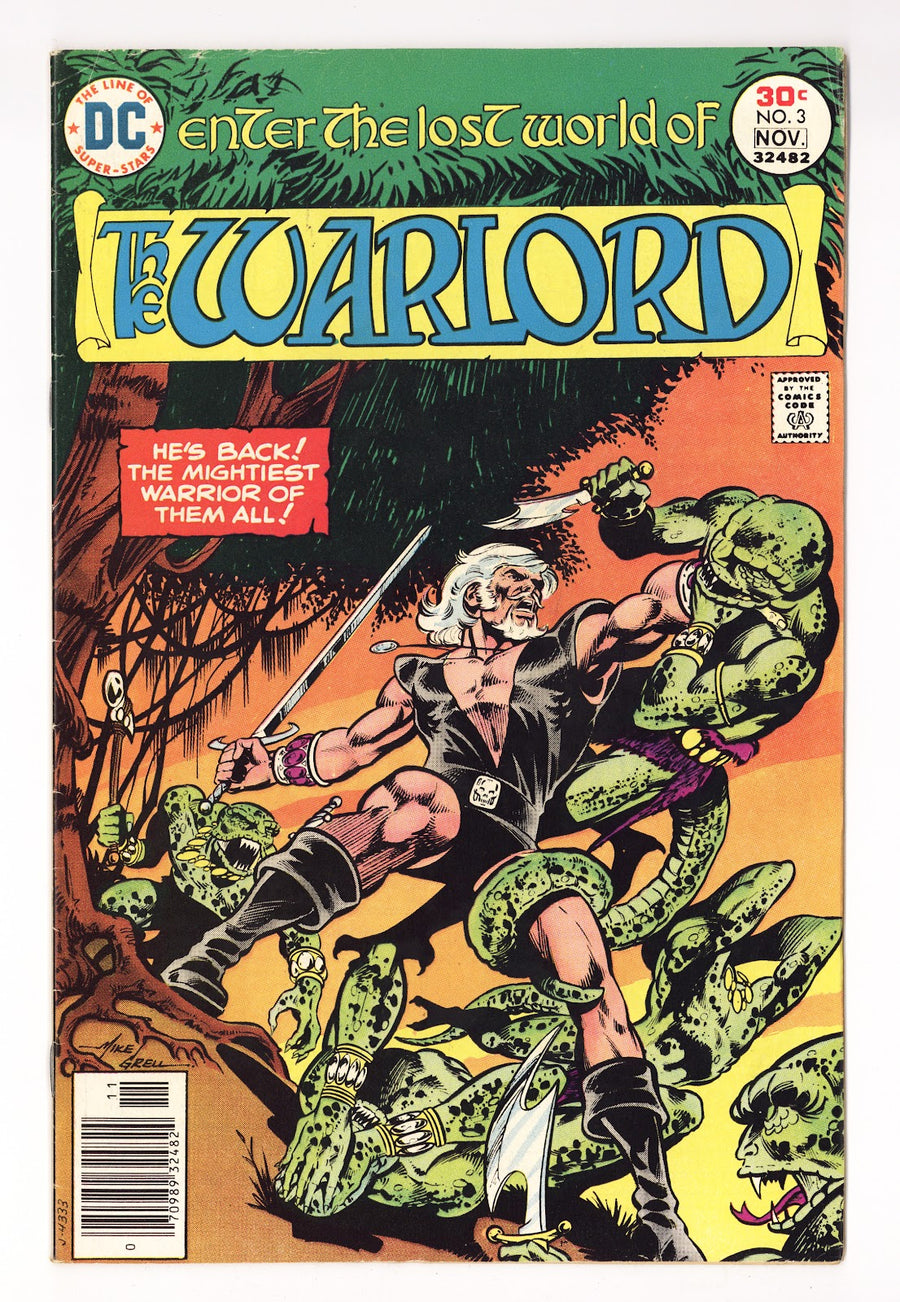 Warlord Vol 1 3  Mid Grade   (1976)     