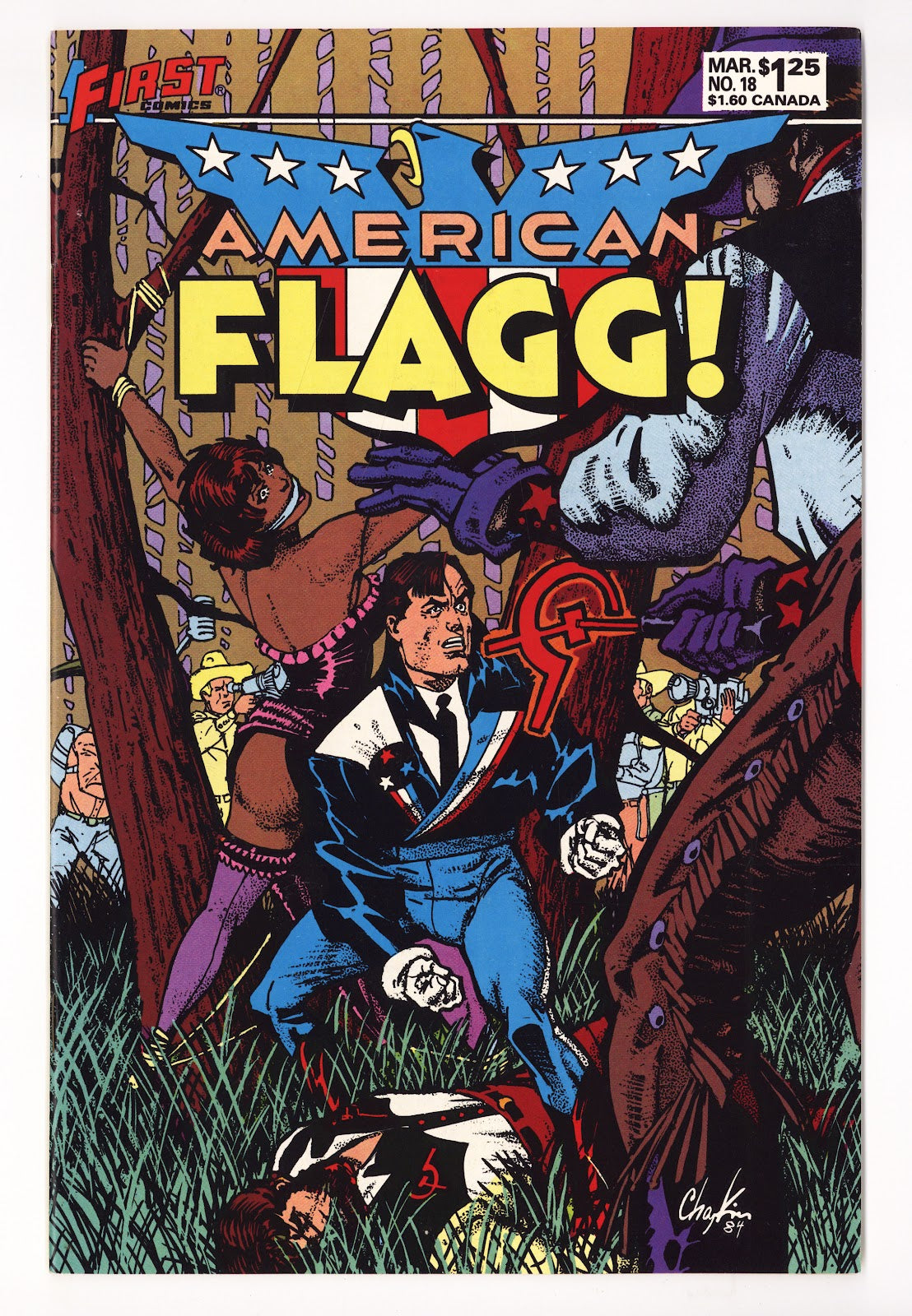 American Flagg! Vol 1 18 High Grade (1985)  