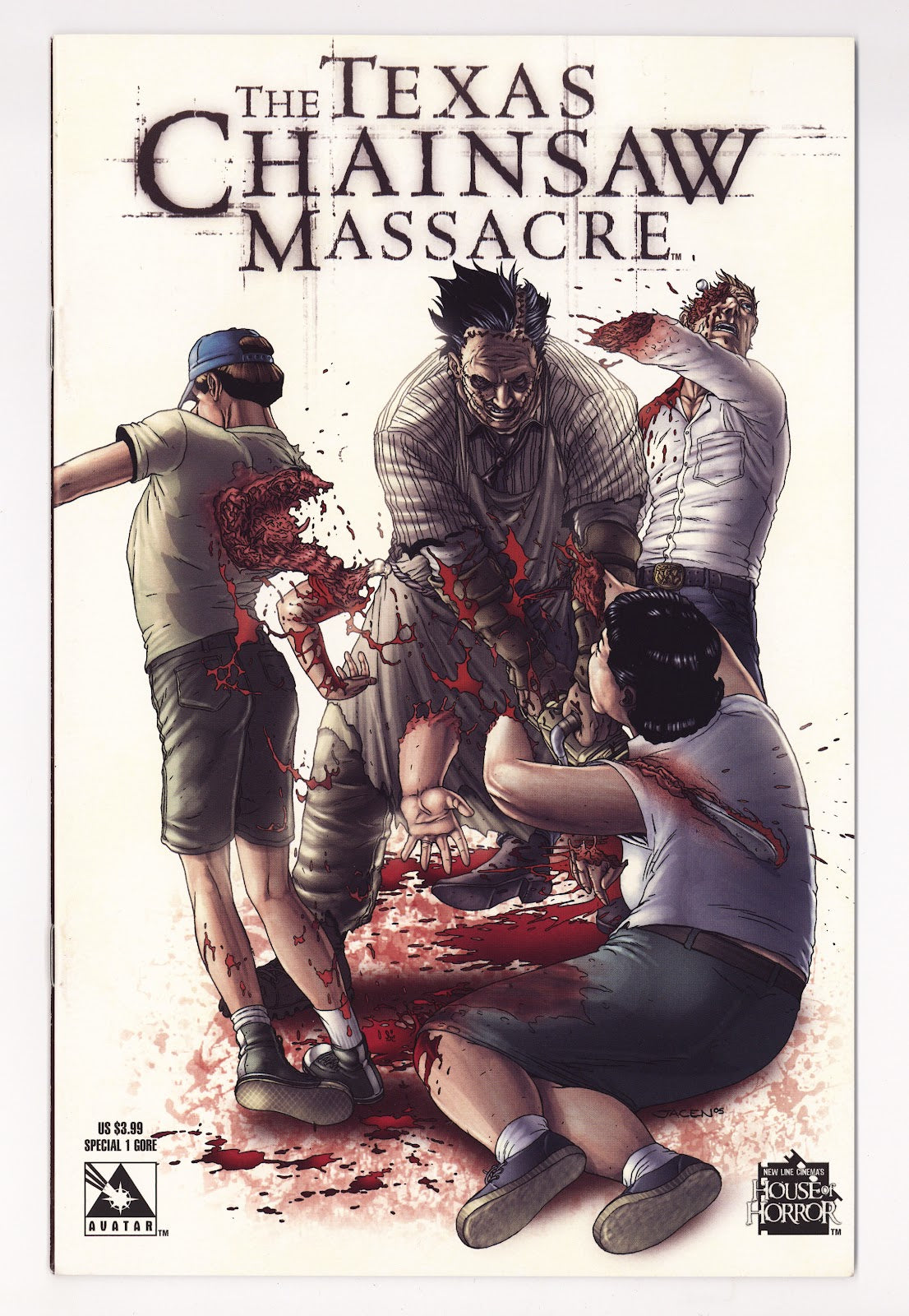 Texas Chainsaw Massacre Special   1  High Grade   (2005) Burrows Gore  Variant  