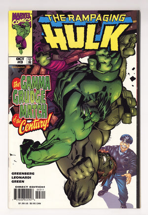 Rampaging Hulk Vol 2 3  High Grade   (1998)