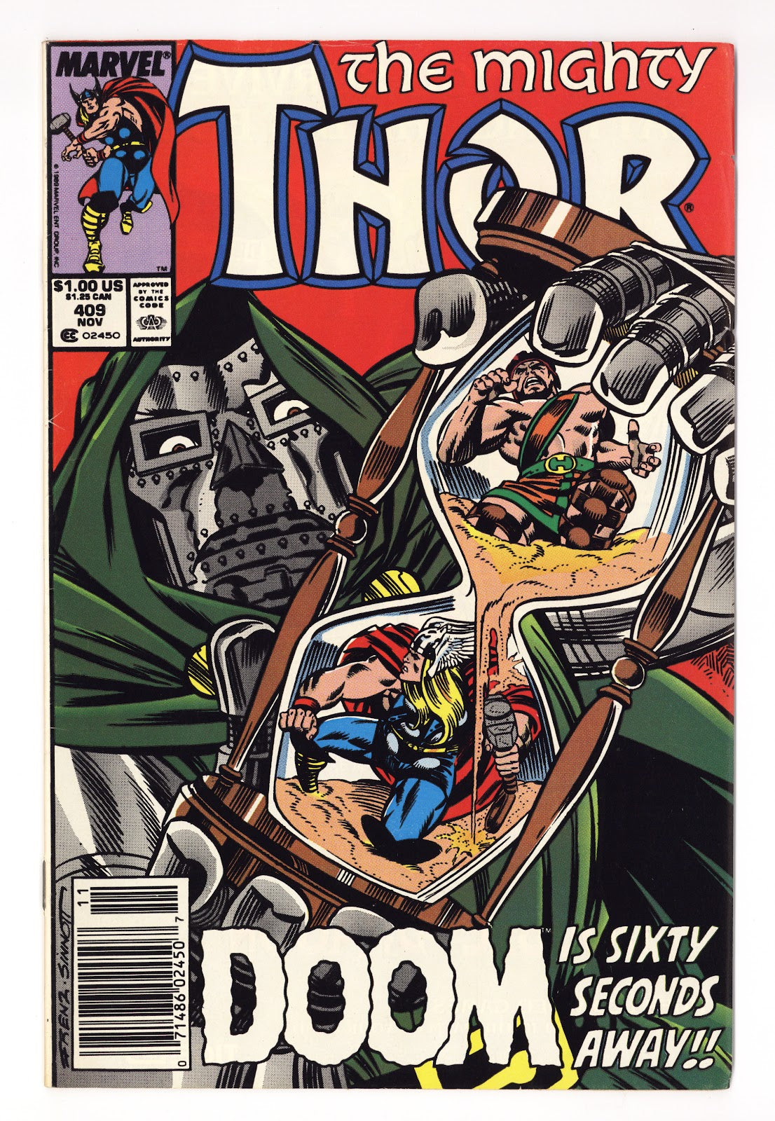 Thor Vol 1 409  Mid Grade   (1989)   Newsstand