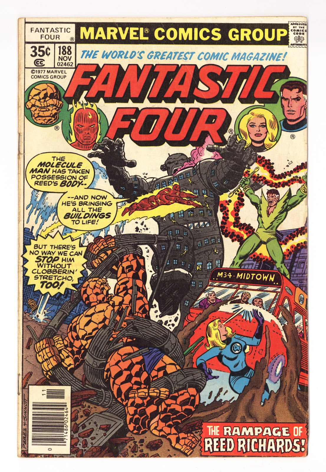 Fantastic Four Vol 1 188 Low Grade (1977) 