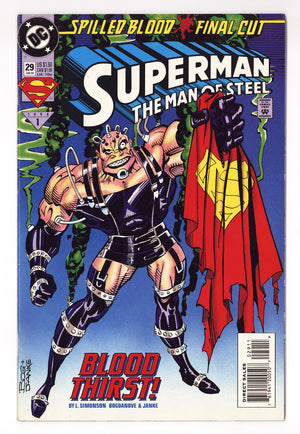 Superman: The Man of Steel 29 Mid Grade (1994)