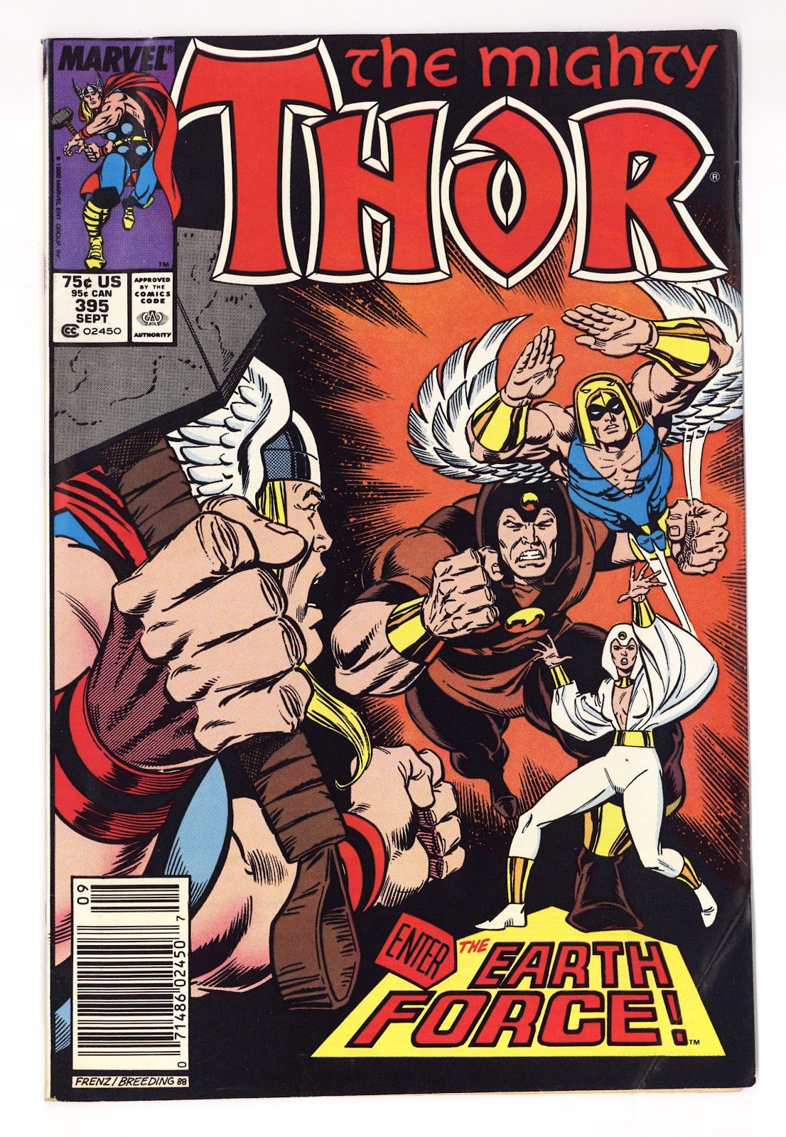 Thor Vol 1 395  Mid Grade   (1988)   Newsstand
