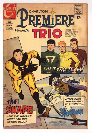 Charlton Premiere Vol 2 1  VG+ (4.5)   (1967)