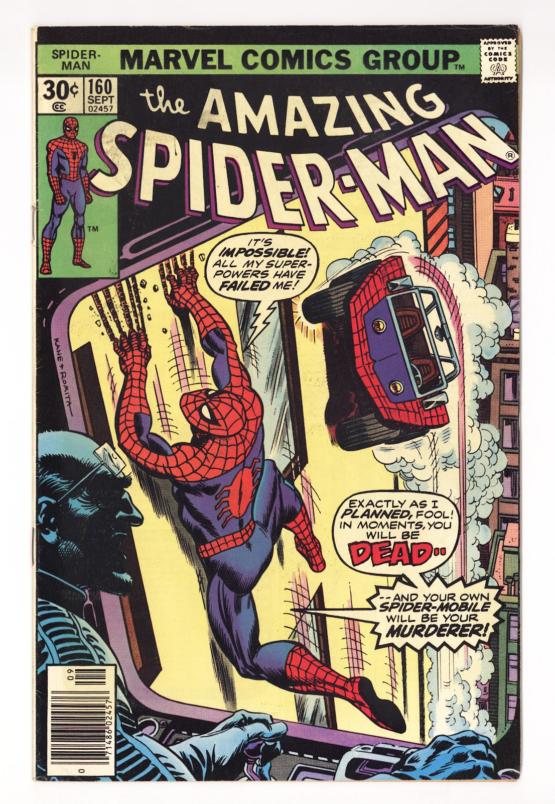 The Amazing Spider-Man Vol 1 160  FN+ (6.5)   (1976)