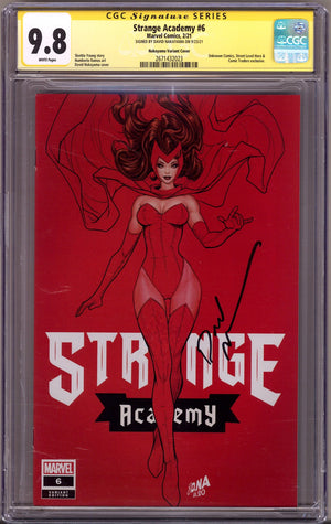 Strange Academy Vol 1 6 CGC 9.8 (NM/M) (2021) Nakayama Exclusive Variant Signed x1 Cover David Nakayama