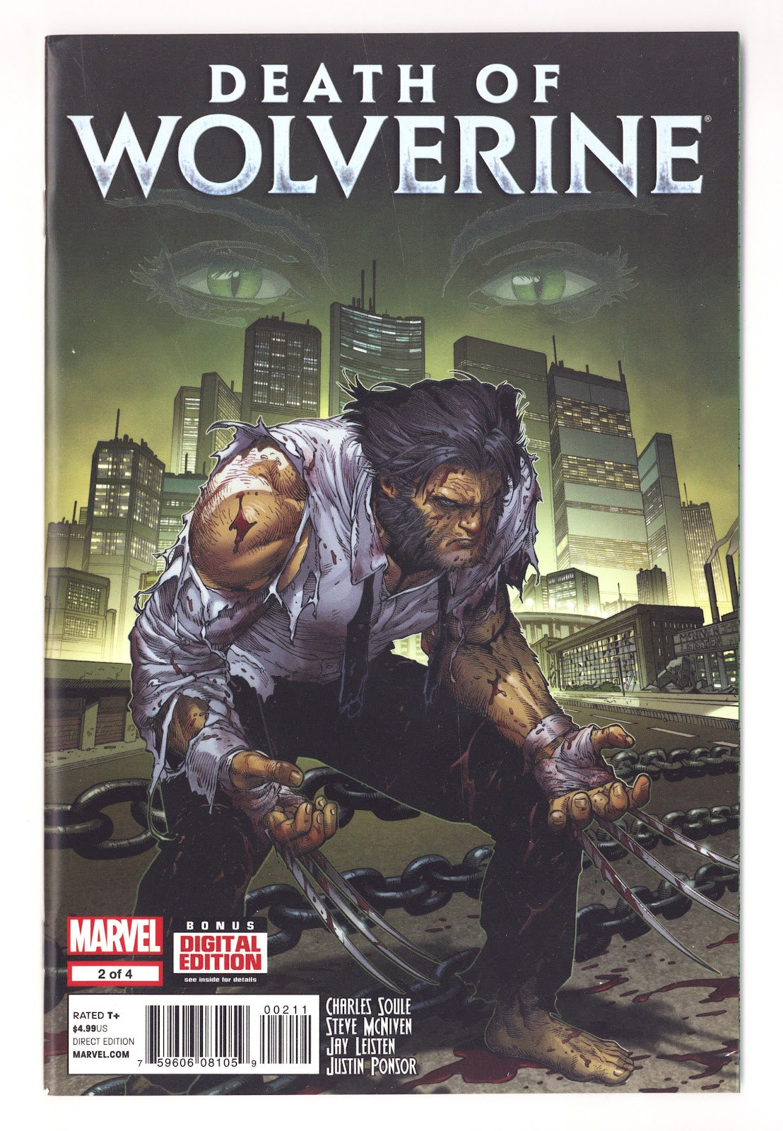 Death of Wolverine 2 High Grade (2014) Steve McNiven 