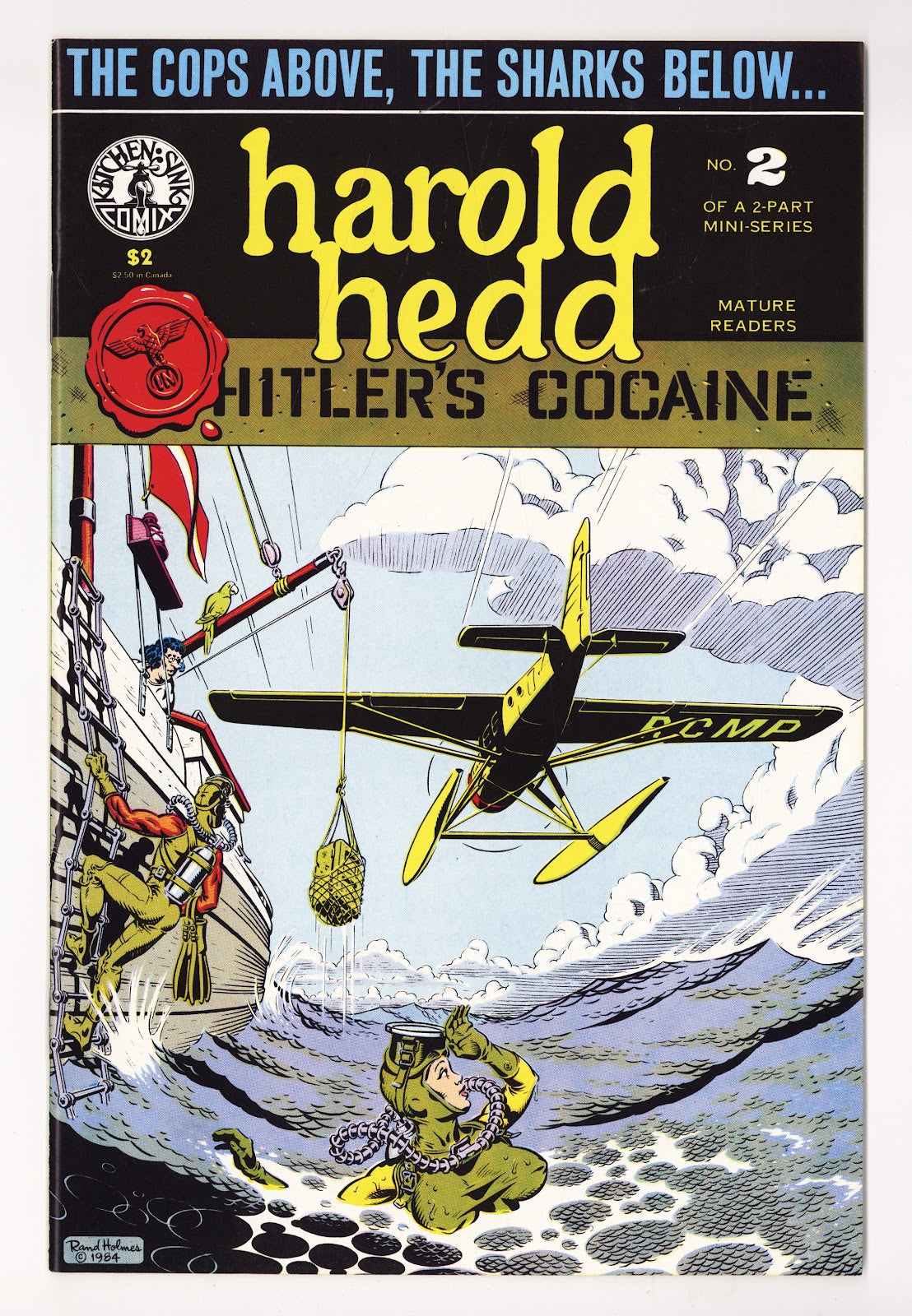 Harold Hedd in Hitler's Cocaine 2 VF+ (8.5) (1984) 