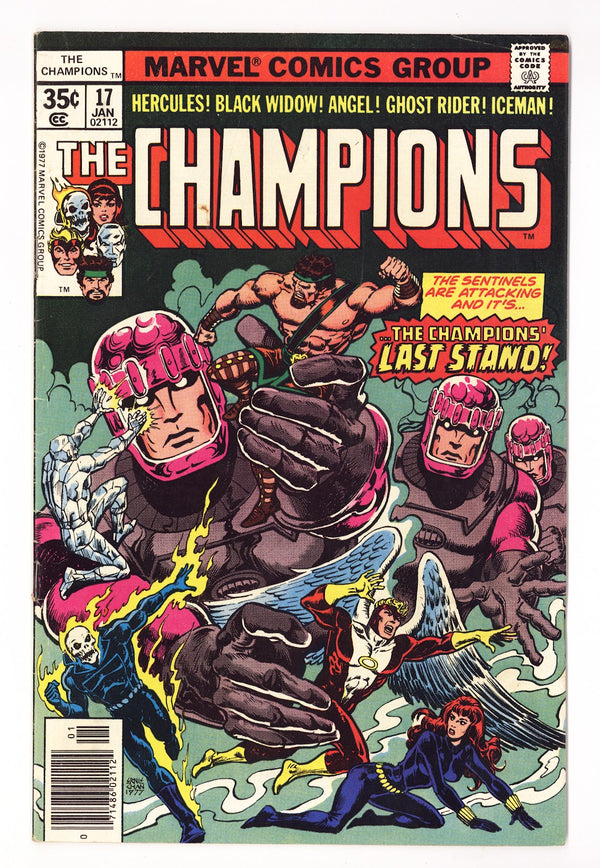 The Champions Vol 1 17 Low Grade (1978)