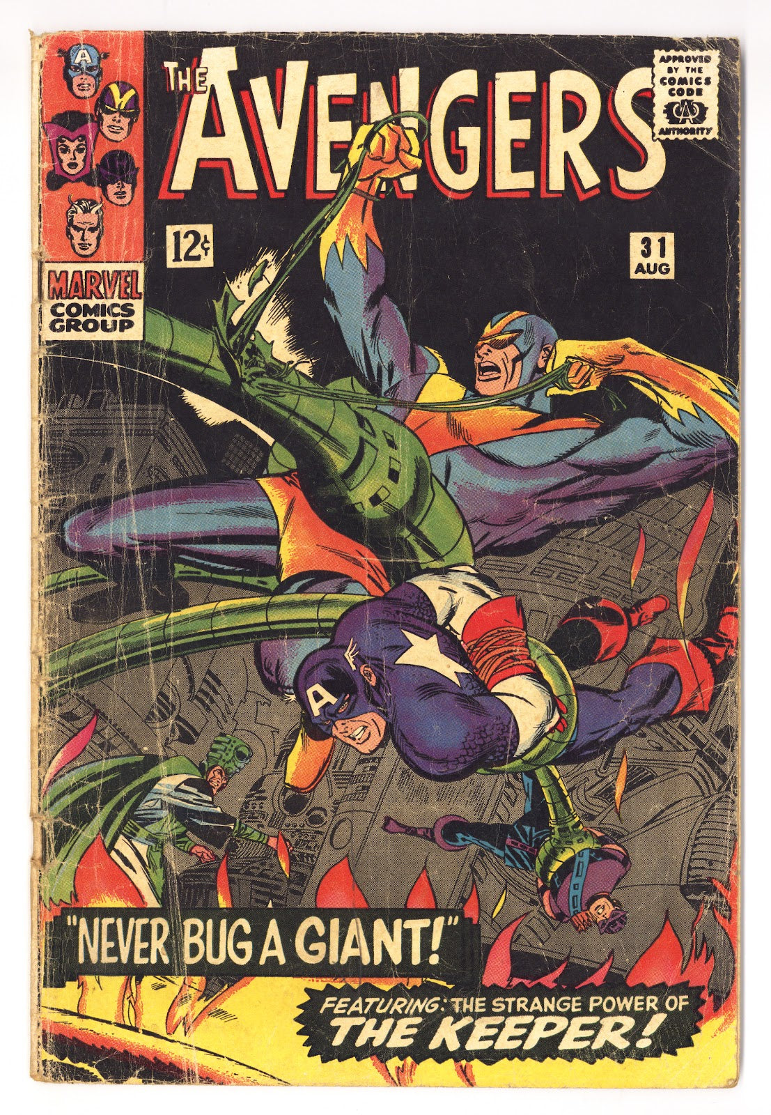 The Avengers Vol 1 31 GD+ (2.5) (1966) 