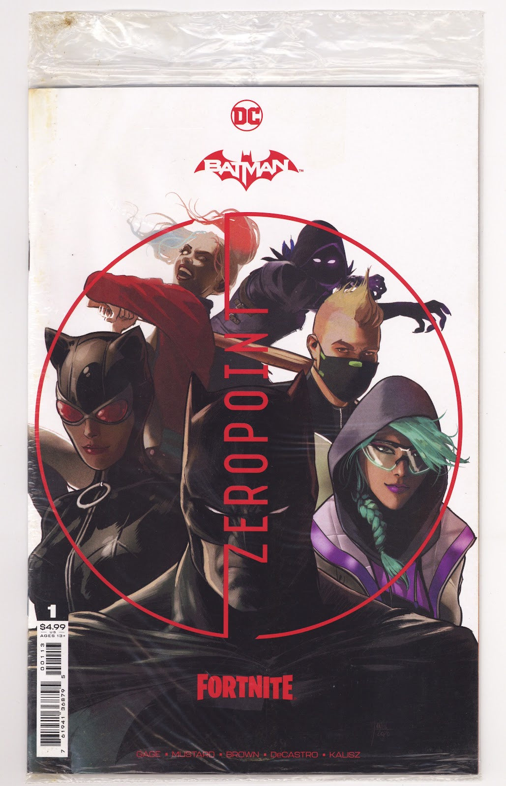 Batman / Fortnite: Zero Point 1 High Grade (2021) Sealed 3rd Print 