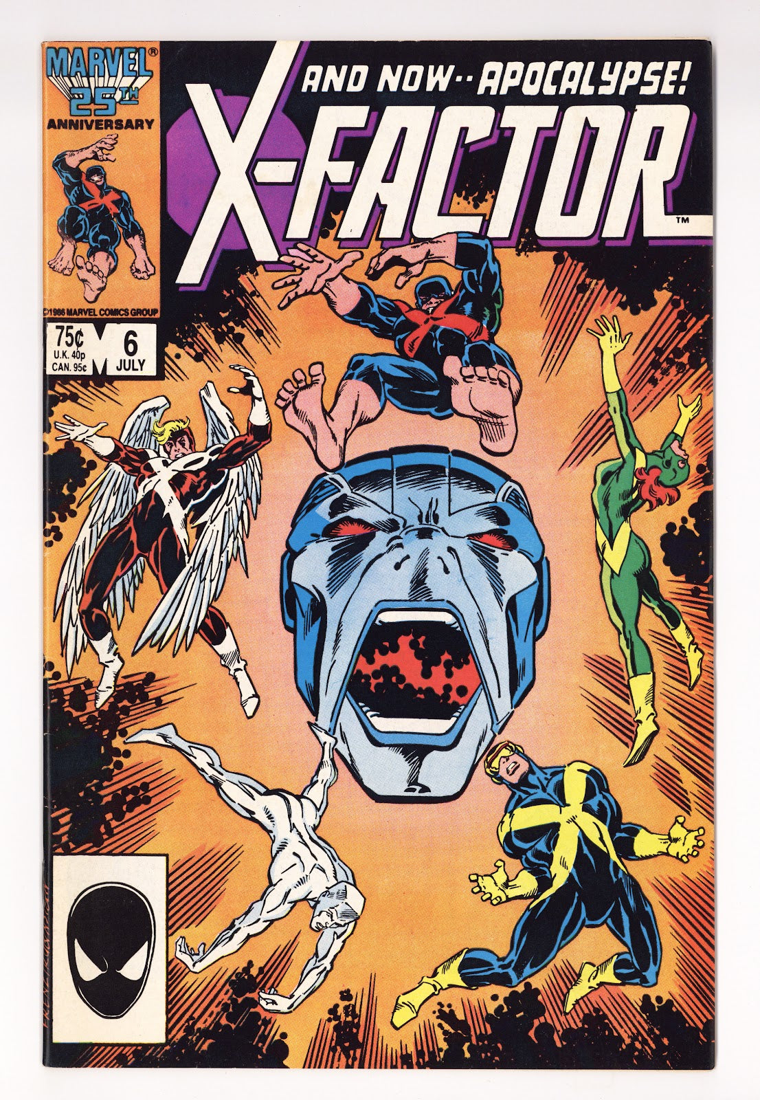 X-Factor Vol 1 6  VF- (7.5)   (1986)     