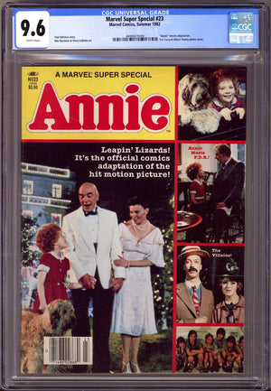 Marvel Super Special Vol 1 23 CGC 9.6 (NM+) Annie  (1982)