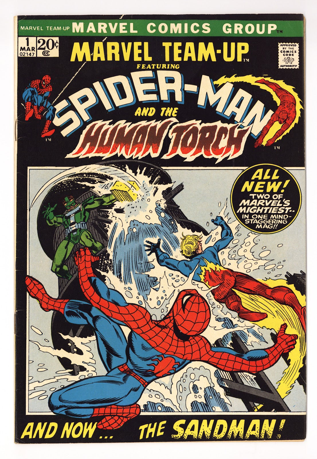 Marvel Team-Up Vol 1 1  FN+ (6.5)   (1972)     