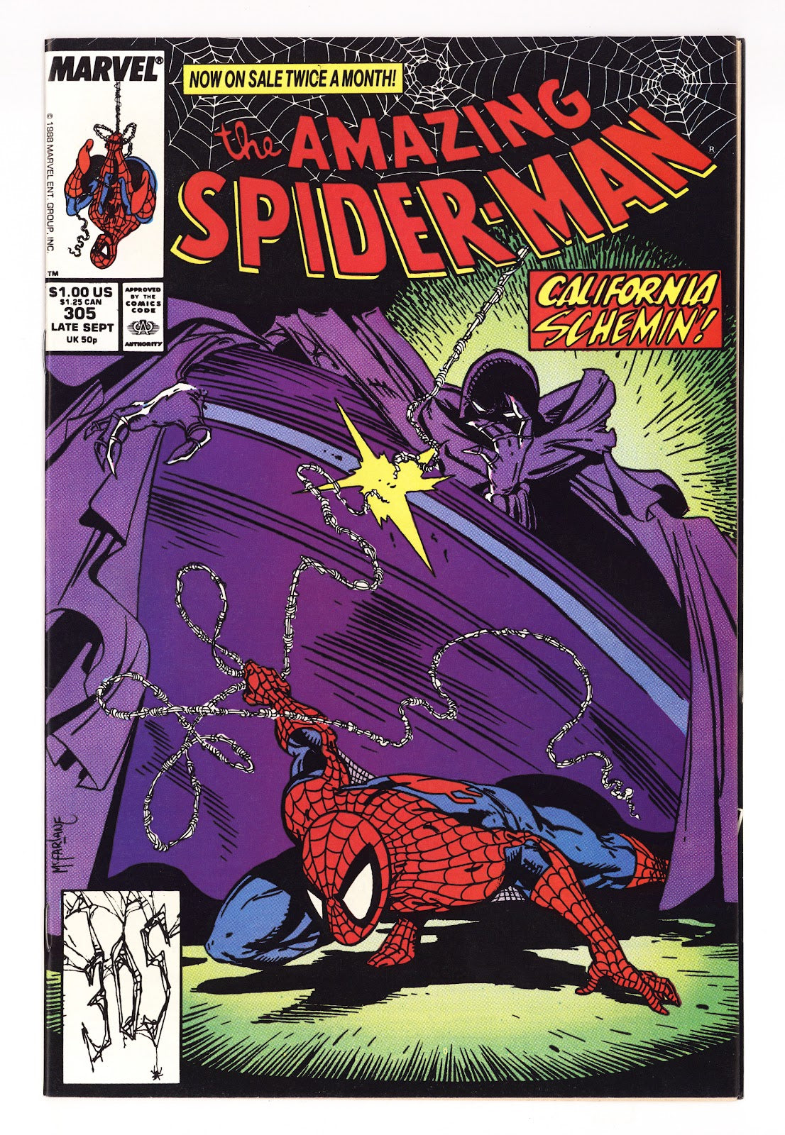 The Amazing Spider-Man Vol 1 305 NM- (9.2) (1988) 