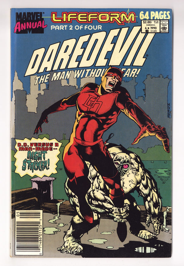 Daredevil Annual   6  Mid Grade   (1990)   Newsstand