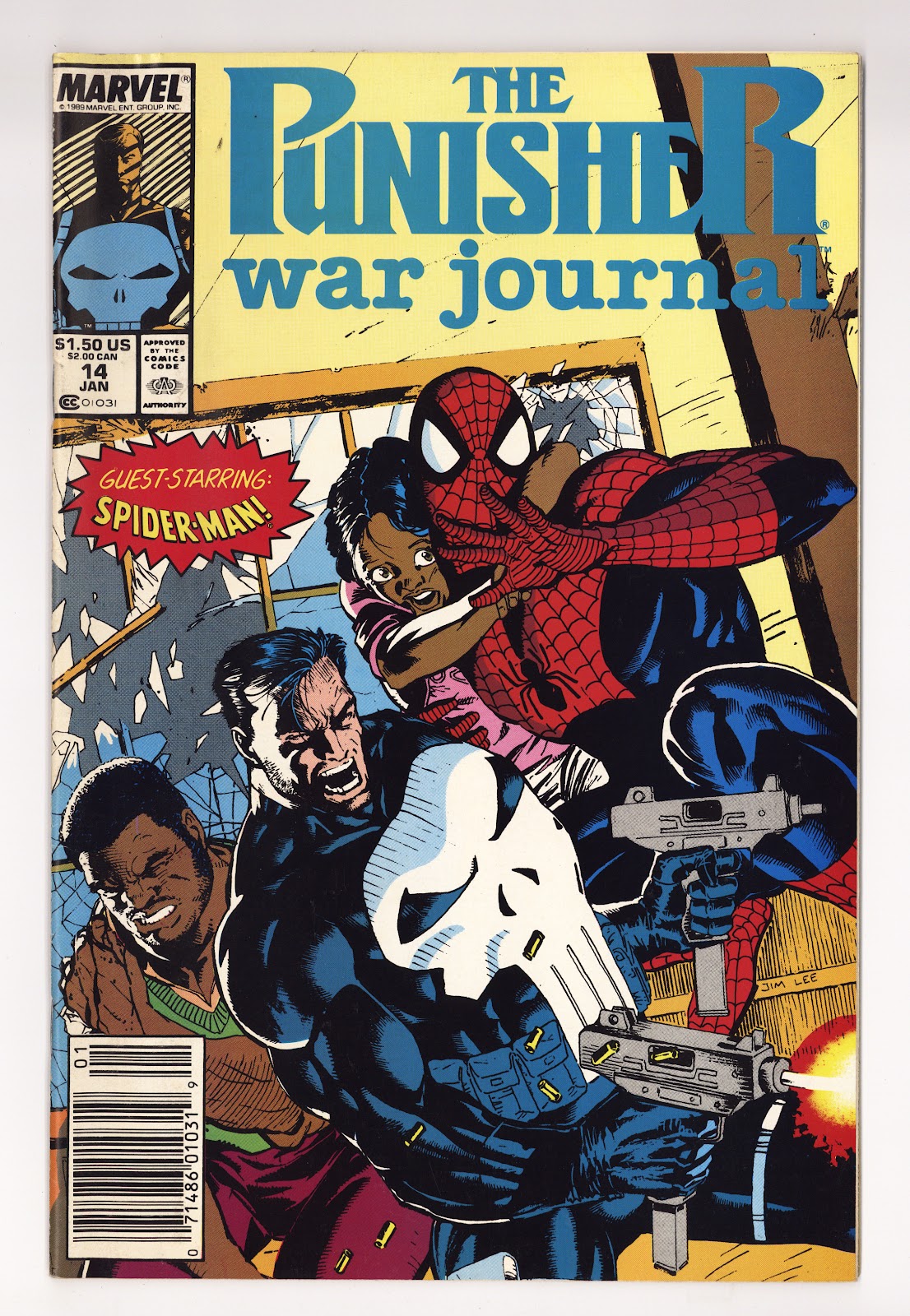 The Punisher War Journal Vol 1 14  Mid Grade   (1990)   Newsstand