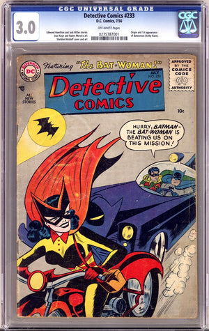 Detective Comics Vol 1 233 CGC 3.0 (GD/VG)   (1956)