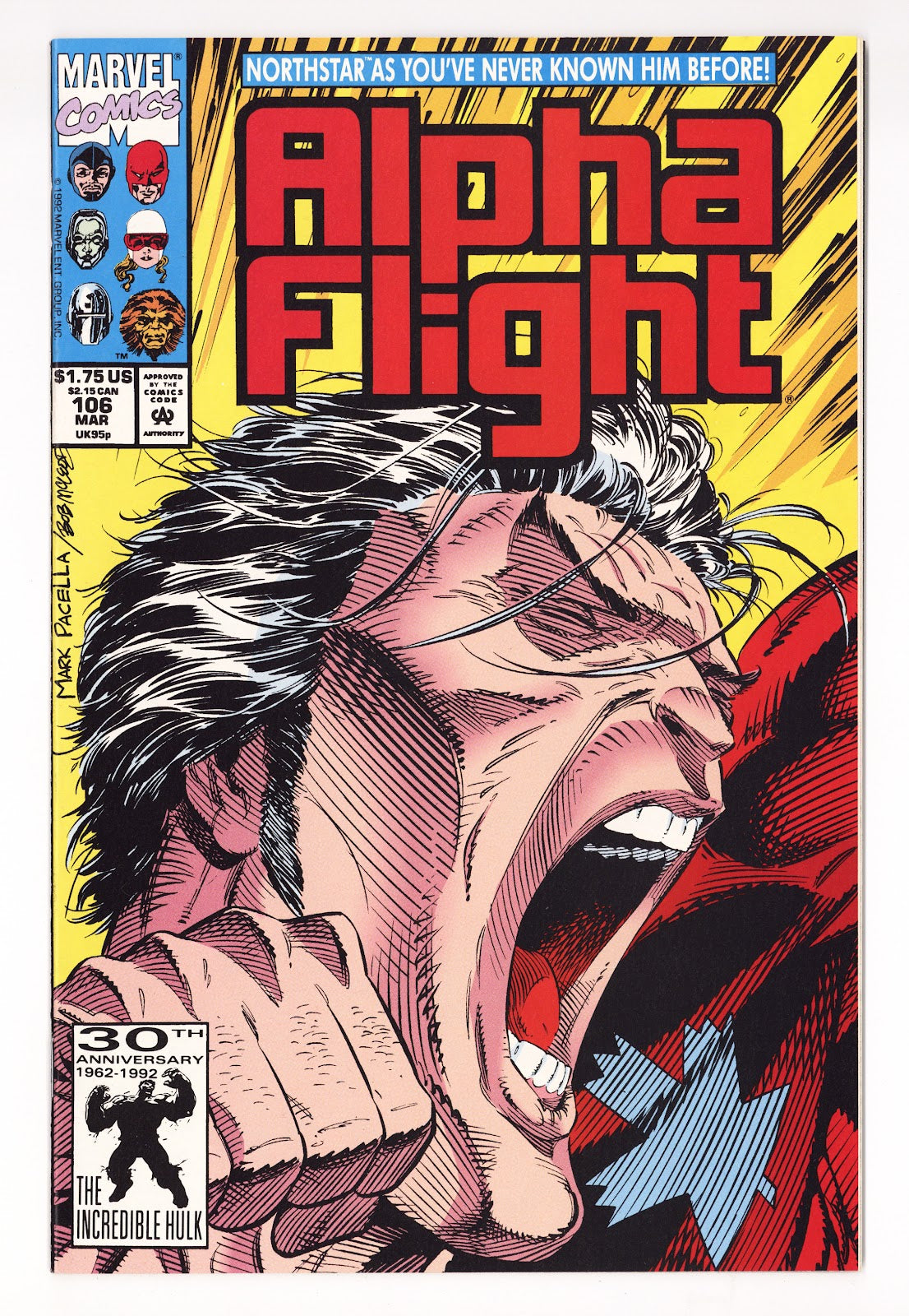 Alpha Flight Vol 1 106 High Grade (1992) First Printing 