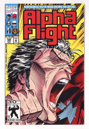 Alpha Flight Vol 1 106 High Grade (1992) First Printing