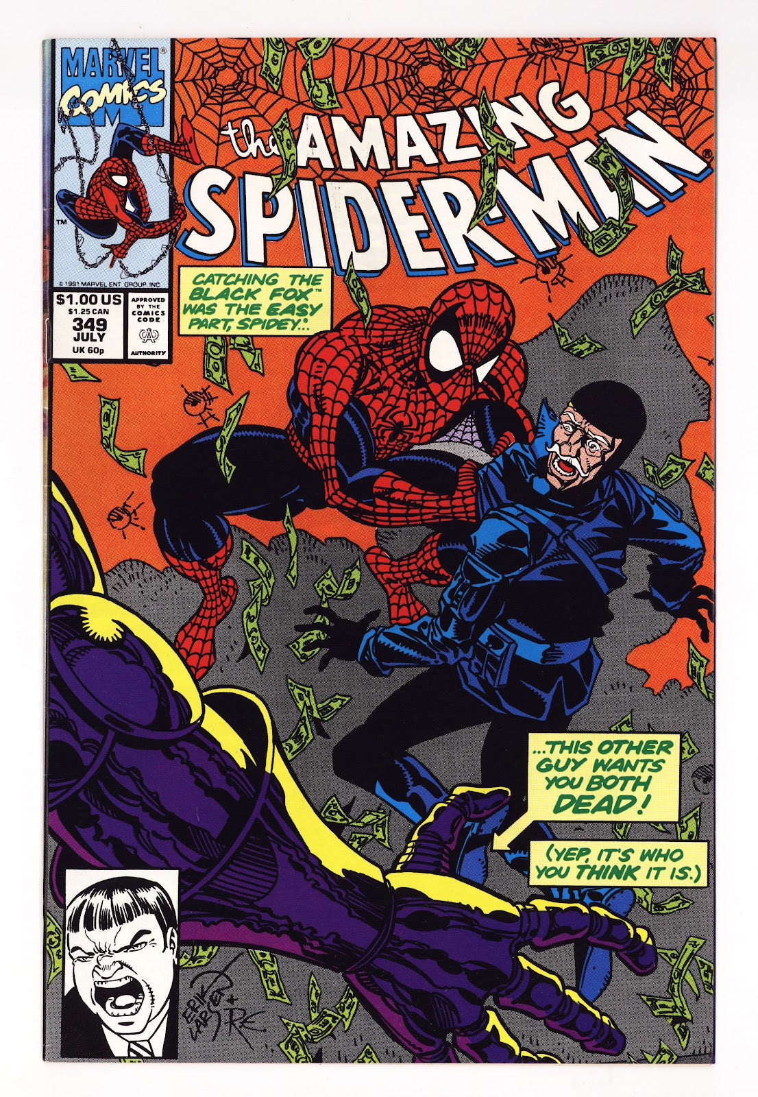 The Amazing Spider-Man Vol 1 349 High Grade (1991)  