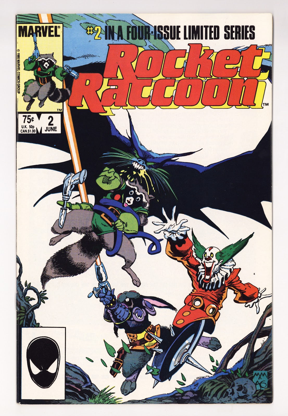Rocket Raccoon Vol 1 2 FN/VF (7.0) (1985) 