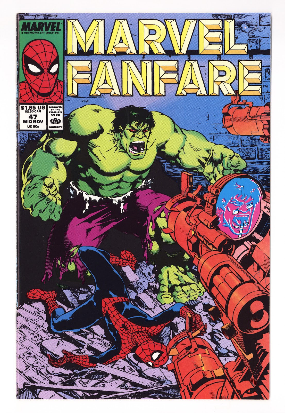 Marvel Fanfare Vol 1 47 High Grade (1989) 
