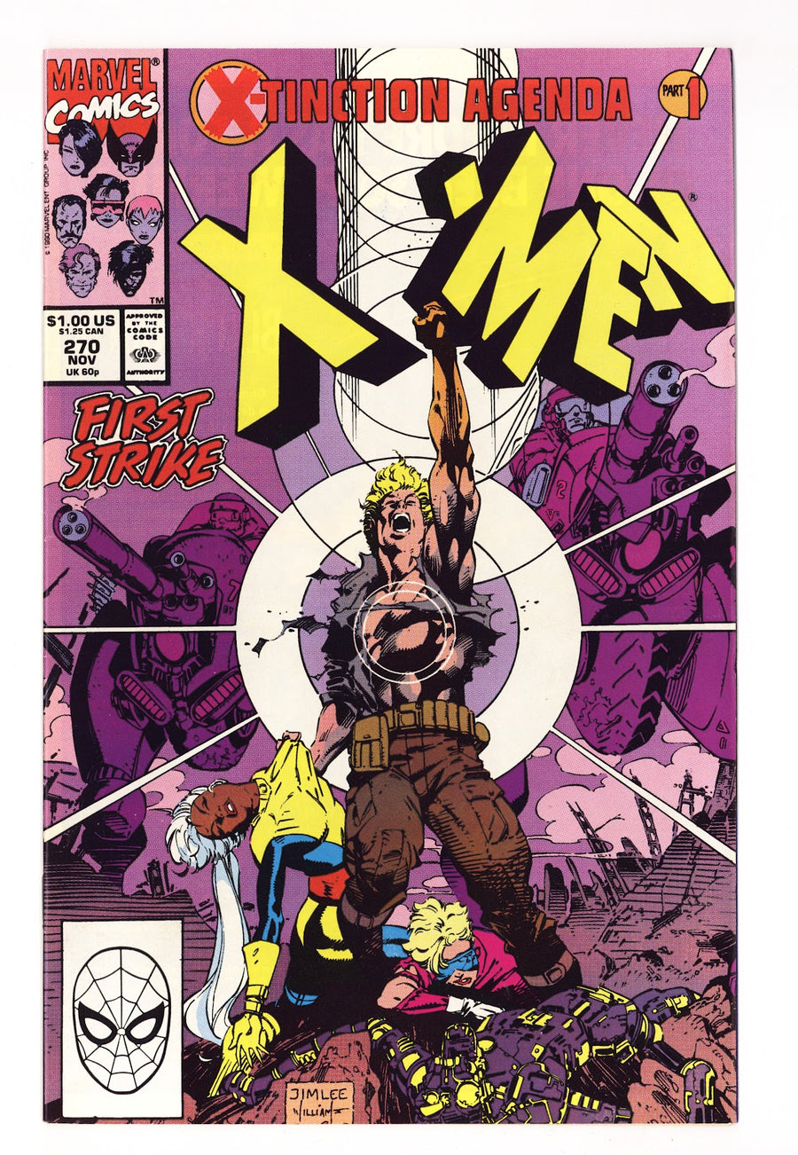 The Uncanny X-Men Vol 1 270  High Grade   (1990)